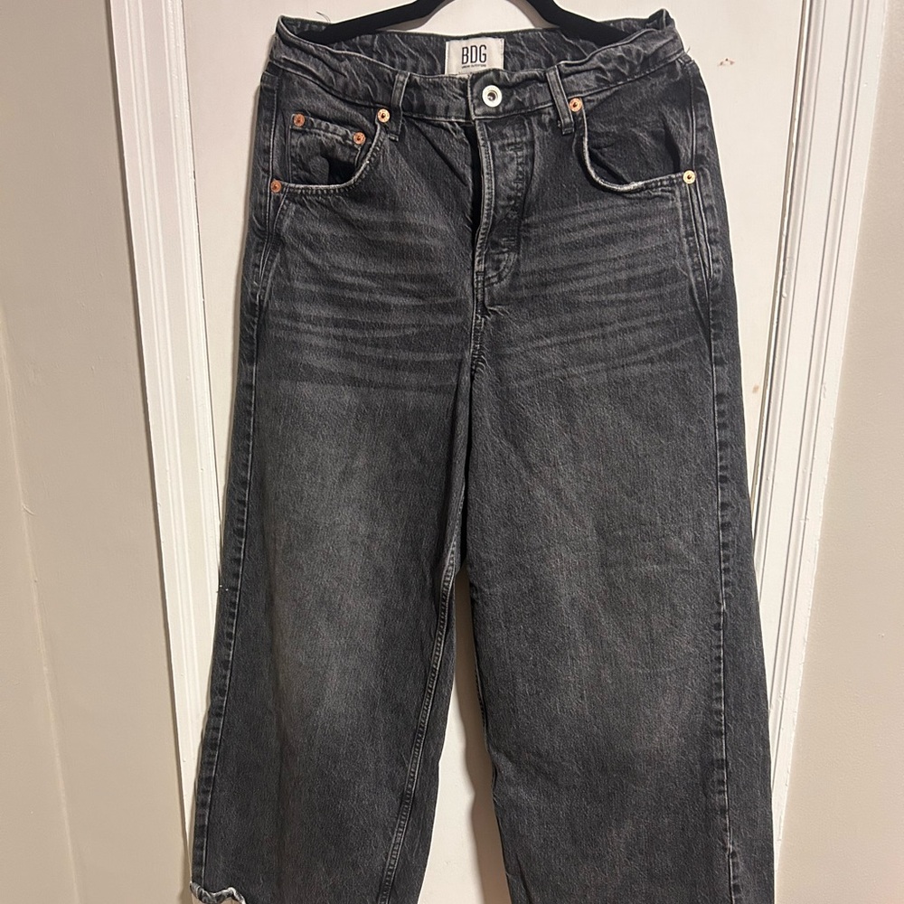 BDG Urban Outfitters Charcoal Flare WIDE LEG Jeans
